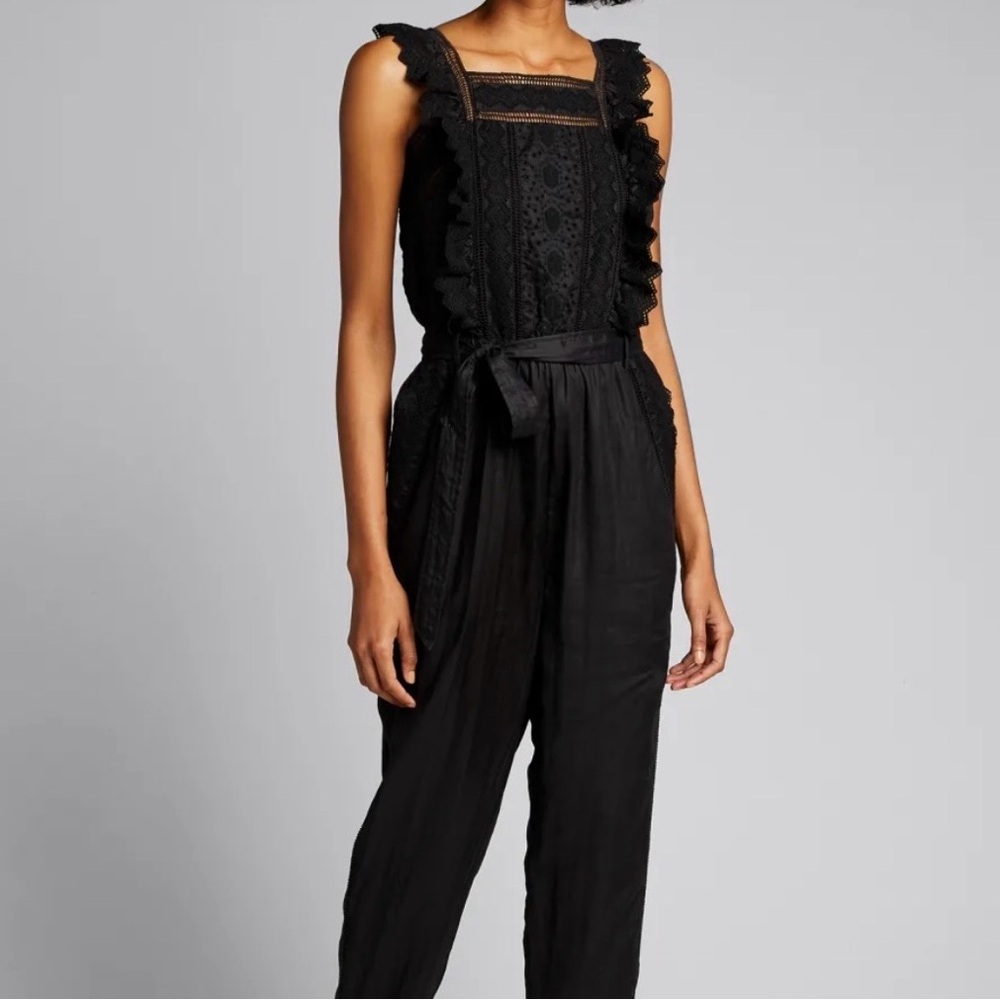 Frame denim‎ eyelet lace jumpsuit SP
